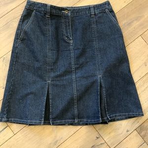 Christopher & banks jean skirt, size 8